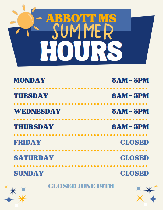Summer Hours